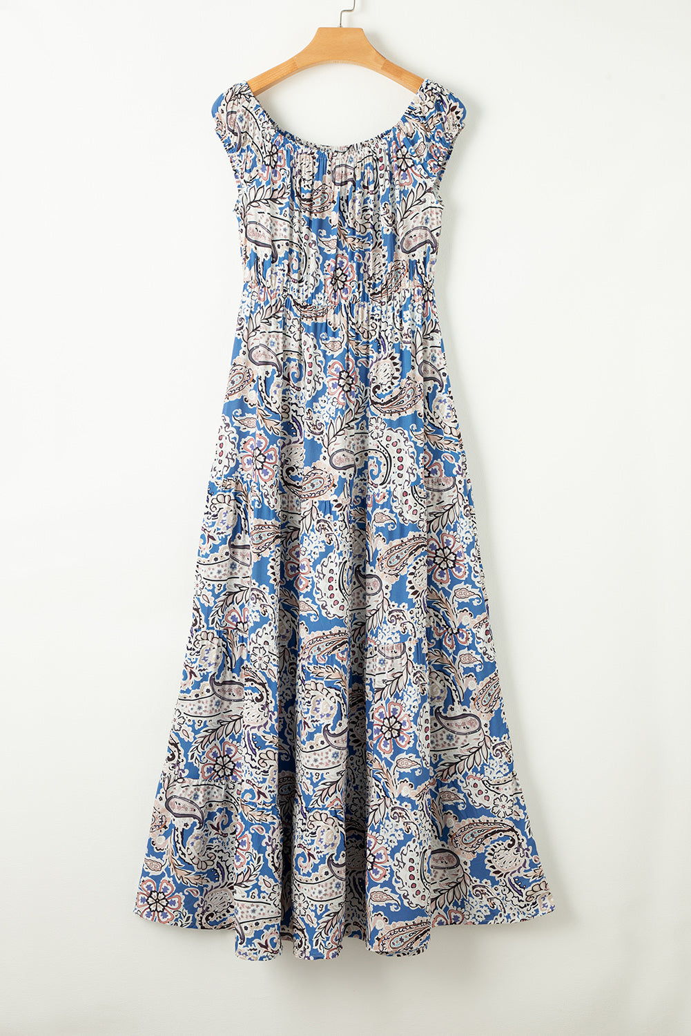 Floral Dream – Off-Shoulder Maxi-Kleid aus 100% Viskose