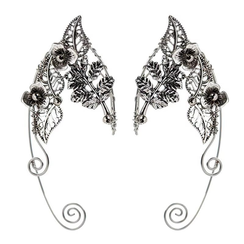 Elegante Legierungs-Ohr-Clips im Feen-Design – Zarte Nativity-Dekor-Ohrstecker für Frauen