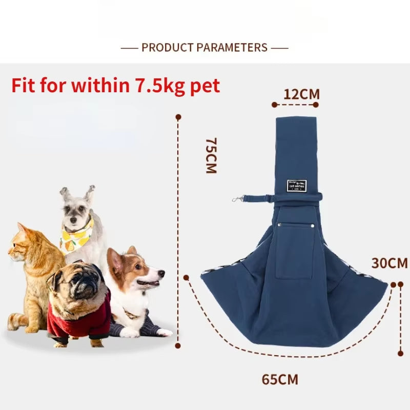 Outdoor Pet Trage Tasche – Ein Schulter Tragetasche für Kleine Haustiere, mit Aufbewahrungstasche für Snacks oder Handy