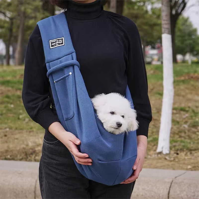 Outdoor Pet Trage Tasche – Ein Schulter Tragetasche für Kleine Haustiere, mit Aufbewahrungstasche für Snacks oder Handy